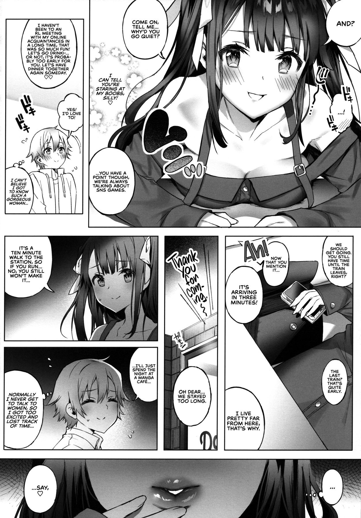 Hentai Manga Comic-The Girl I Met Online Can't Restrain Herself-Read-3